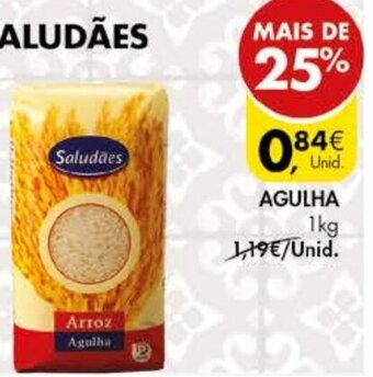 Arroz Saludães Agulha 1kg