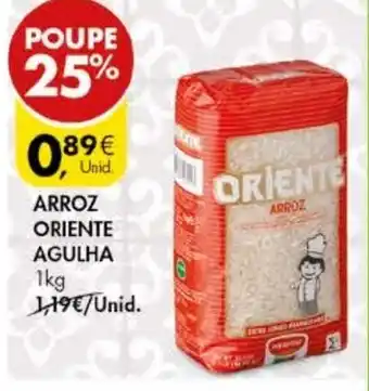 Pingo Doce Arroz Oriente Agulha 1kg promoção