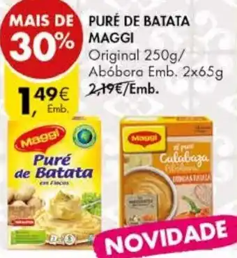 Pingo Doce Puré de Batata Maggi promoção