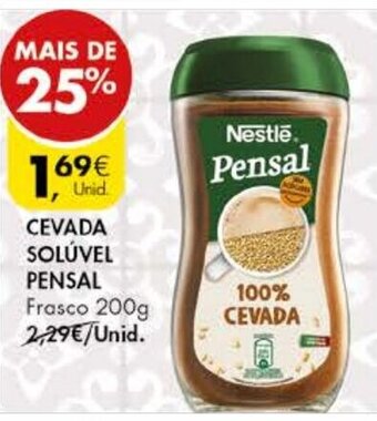 Pingo Doce Cevada Solúvel Pensal 200g promoção