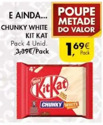 Pingo Doce Chunky White Kit Kat promoção