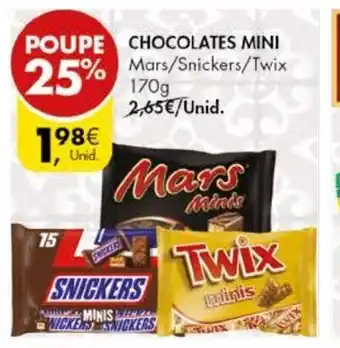 Pingo Doce Chocolates Mini 170g promoção