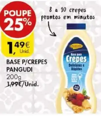 Pingo Doce Base P/ Crepes Pangudi 200g promoção