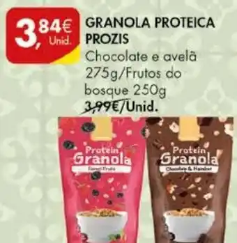 Pingo Doce Granola Proteica Prozis promoção