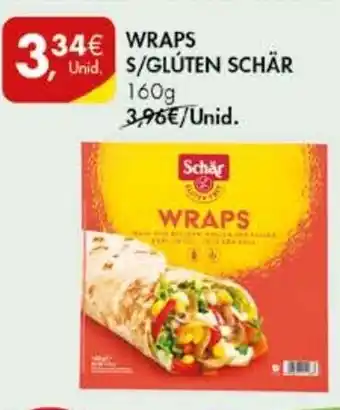 Wraps S/ Glúten Schar 160g