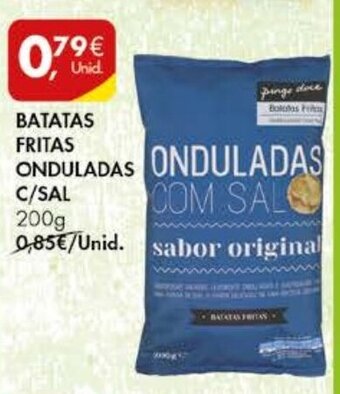 Pingo Doce Batatas Fritas Onduladas C/ Sal 200g promoção