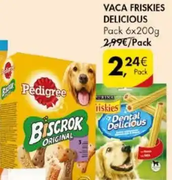 Pingo Doce Vaca Friskies Delicious Pack 6x200g promoção
