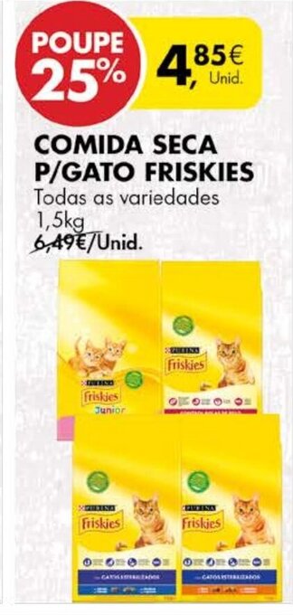 Comida Seca P/Gato Friskies 1,5kg