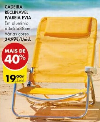 Pingo Doce Cadeira Reclinável P/Areia Evia 63x61x88cm promoção
