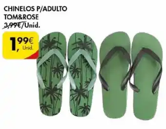 Pingo Doce Chinelos P/Adulto Tom & Rose promoção