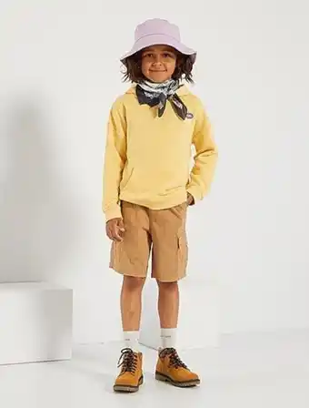 Kiabi Bermudas de corte direito e bolsos battle promoção