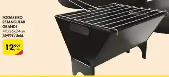 Pingo Doce Fogareiro Retangular Grande 40x26x24cm promoção