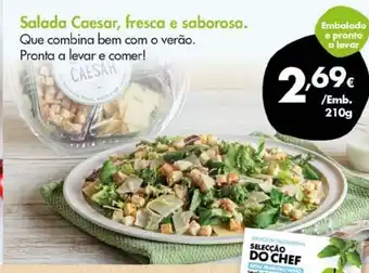 Pingo Doce Salada Caesar, Fresca e Saborosa 210g promoção