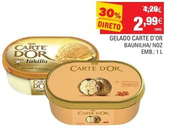 Continente Gelado Carte D'Or 1L promoção