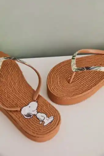 Springfield Chanclas snoopy hojas promoção