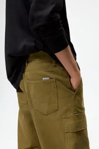 ZARA Calças cargo relaxed fit promoção