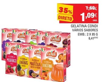 Continente Gelatina Condi 2x85g promoção