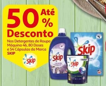 Auchan Det. roupa máq. liquído skip promoção