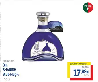 Makro Gin Sharish Blue Magic 50cl promoção
