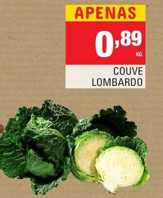 Continente Couve Lombarda promoção