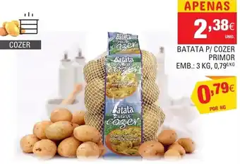 Continente Batata P/ Cozer Primor 3kg promoção