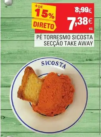 Continente Pé Torresmo Sicosta Secção Take Away promoção