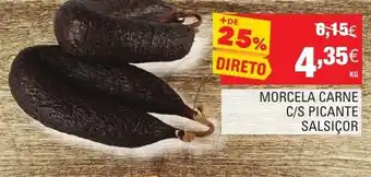 Continente Morcela Carne C/S Picante Salsiçor promoção