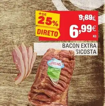 Continente Bacon Extra Sicosta promoção