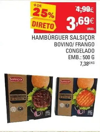 Hambúrgueres Salsiçor 500g