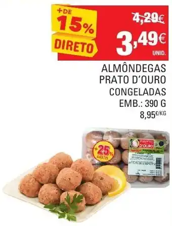 Continente Almóndegas Prato D'Ouro Congeladas 390g promoção