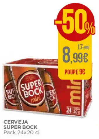 Supercor Cerveja Super Bock 24x20cl promoção
