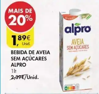 Pingo Doce Bebida de aveia alpro promoção