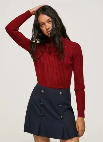 Pepe Jeans Camisola de lã com gola alta bella promoção