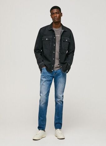 Pepe Jeans Stanley regular fit regular waist jeans promoção
