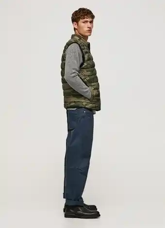 Colete acolchoado jack vest camo