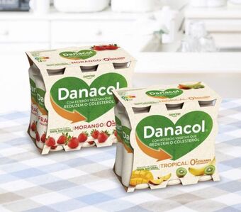 ALDI Danacol morango/ frutos exóticos promoção