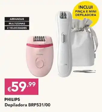 Radio Popular Philips Depiladora BRP531/00 promoção