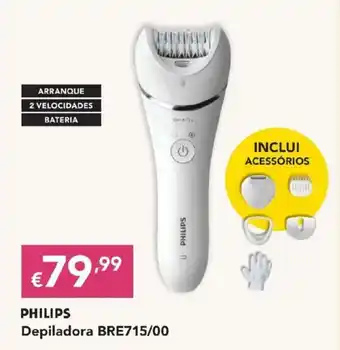Radio Popular Philips Depiladora BRE715/00 promoção