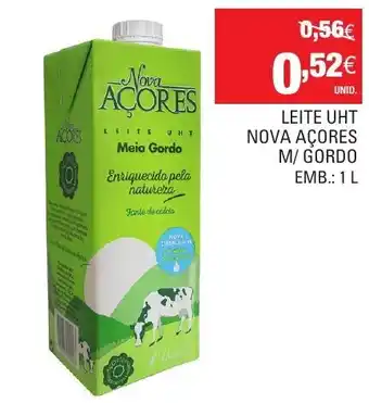 Leite UHT Nova Açores M/Gordo 1L