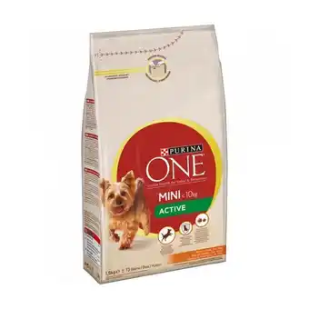 Pingo Doce Ração seca para cão mini sabor frango e arroz active purina one promoção