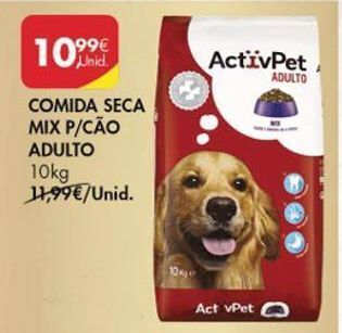 Pingo Doce Ração para cães activpet promoção