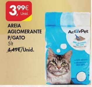 Pingo Doce Areia para gato activpet promoção