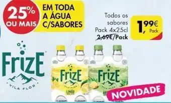 Pingo Doce Água com sabor frize promoção