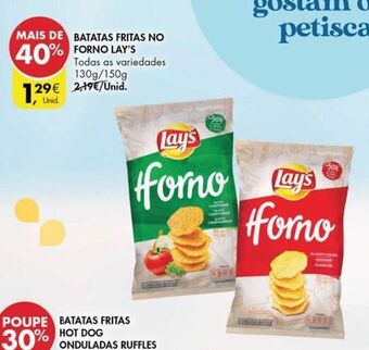 Pingo Doce Batata chips lay's promoção