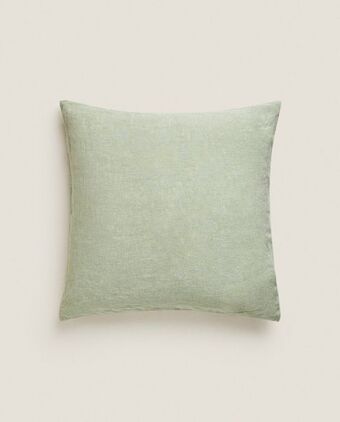 ZARA HOME Capa de almofada linho promoção