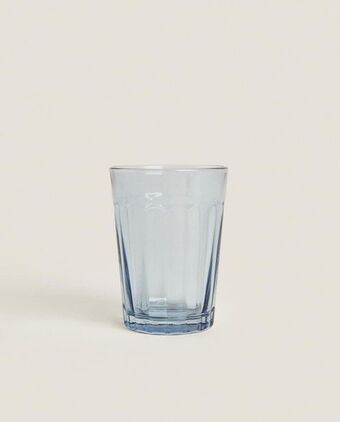ZARA HOME Copo vidro relevo promoção