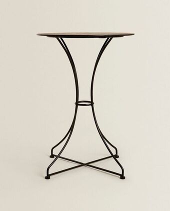 ZARA HOME Mesa de metal promoção
