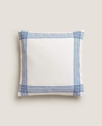 ZARA HOME Capa de almofada quadrado promoção