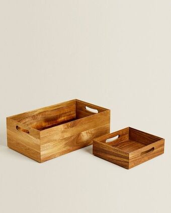 ZARA HOME Caixa de arrumação promoção