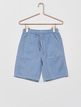 Kiabi Bermudas lisas com atilhos de fantasia promoção